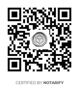QR Code certificazione Notarify