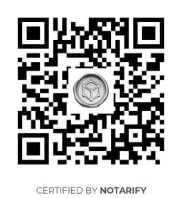 QR Code certificazione Notarify