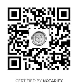 QR Code certificazione Notarify