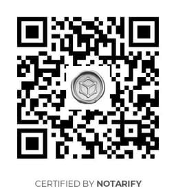 QR Code certificazione Notarify
