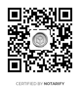 QR Code certificazione Notarify