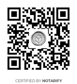 QR Code certificazione Notarify