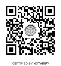 QR Code certificazione Notarify