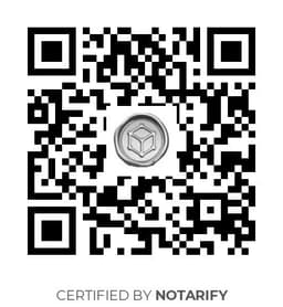 QR Code certificazione Notarify