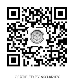 QR Code certificazione Notarify