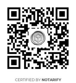 QR Code certificazione Notarify