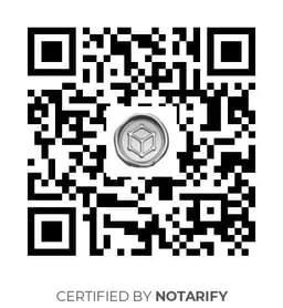 QR Code certificazione Notarify
