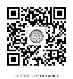 QR Code certificazione Notarify