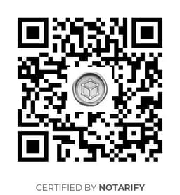 QR Code certificazione Notarify