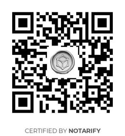 QR Code certificazione Notarify