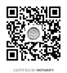 QR Code certificazione Notarify