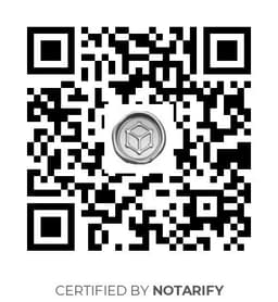 QR Code certificazione Notarify