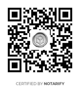 QR Code certificazione Notarify