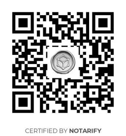 QR Code certificazione Notarify