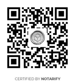 QR Code certificazione Notarify