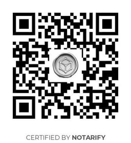 QR Code certificazione Notarify