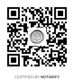 QR Code certificazione Notarify