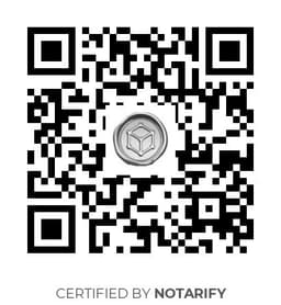 QR Code certificazione Notarify