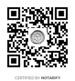QR Code certificazione Notarify
