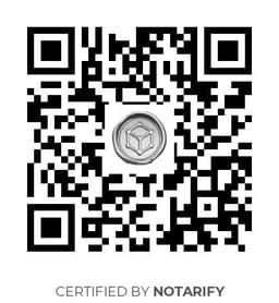 QR Code certificazione Notarify