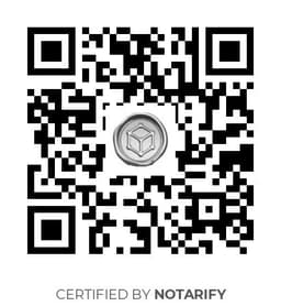 QR Code certificazione Notarify