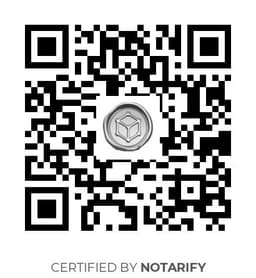 QR Code certificazione Notarify