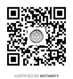 QR Code certificazione Notarify