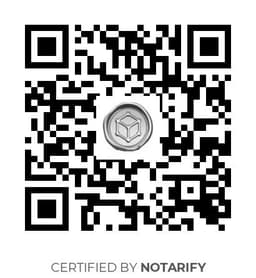 QR Code certificazione Notarify