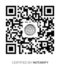 QR Code certificazione Notarify