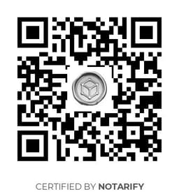 QR Code certificazione Notarify
