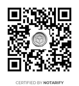 QR Code certificazione Notarify