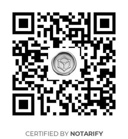 QR Code certificazione Notarify