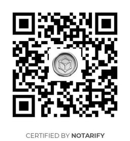 QR Code certificazione Notarify
