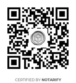 QR Code certificazione Notarify