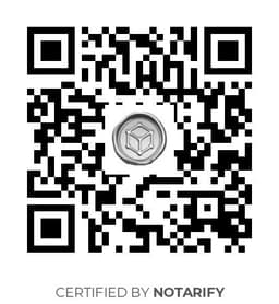 QR Code certificazione Notarify