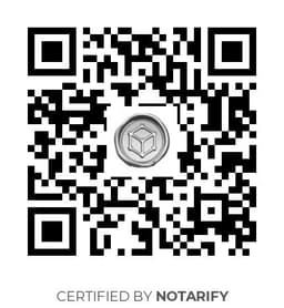 QR Code certificazione Notarify