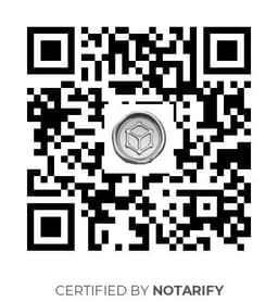 QR Code certificazione Notarify
