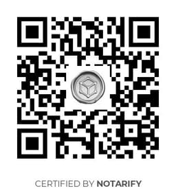 QR Code certificazione Notarify