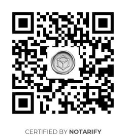 QR Code certificazione Notarify