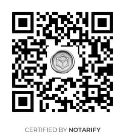 QR Code certificazione Notarify