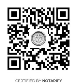 QR Code certificazione Notarify