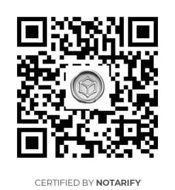QR Code certificazione Notarify