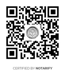 QR Code certificazione Notarify