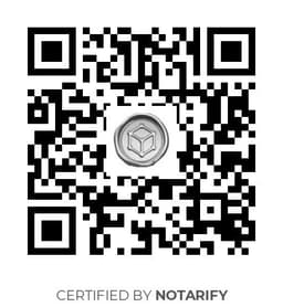 QR Code certificazione Notarify