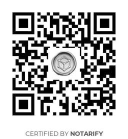 QR Code certificazione Notarify