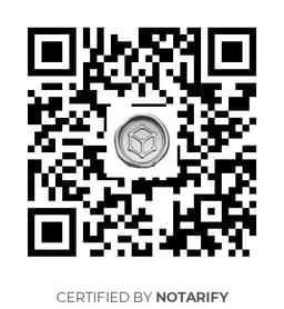 QR Code certificazione Notarify