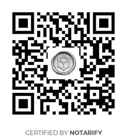 QR Code certificazione Notarify