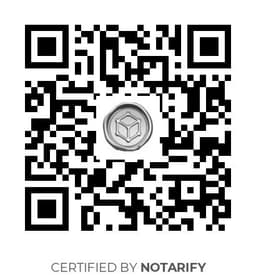QR Code certificazione Notarify