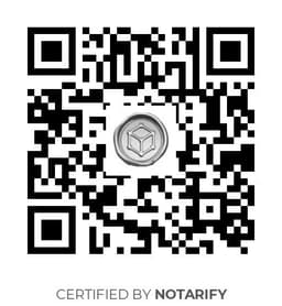 QR Code certificazione Notarify