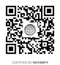 QR Code certificazione Notarify